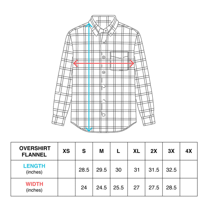 Hockey Stronghold Heavyweight Flannel Overshirt - - Men's Flannels - Violent Gentlemen Hockey Lifestyle | Built by Fans for Fans | Perfect Gift for hockey fan or hockey players that live in the hockey culture