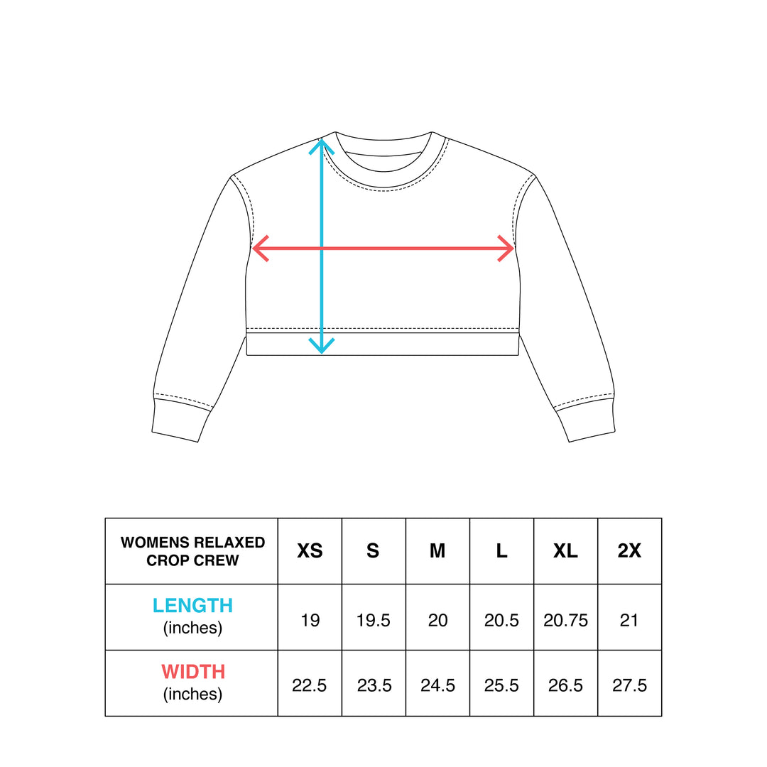 Hockey Gloves Off Womens Cropped Crewneck - - Women's Fleece Tops - Violent Gentlemen Hockey Lifestyle | Built by Fans for Fans | Perfect Gift for hockey fan or hockey players that live in the hockey culture