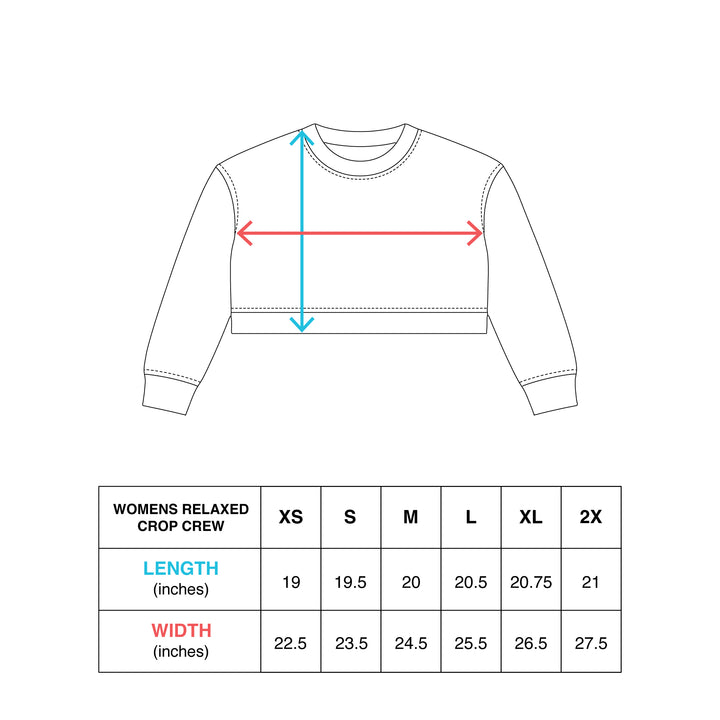 Hockey Gloves Off Womens Cropped Crewneck - - Women's Fleece Tops - Violent Gentlemen Hockey Lifestyle | Built by Fans for Fans | Perfect Gift for hockey fan or hockey players that live in the hockey culture