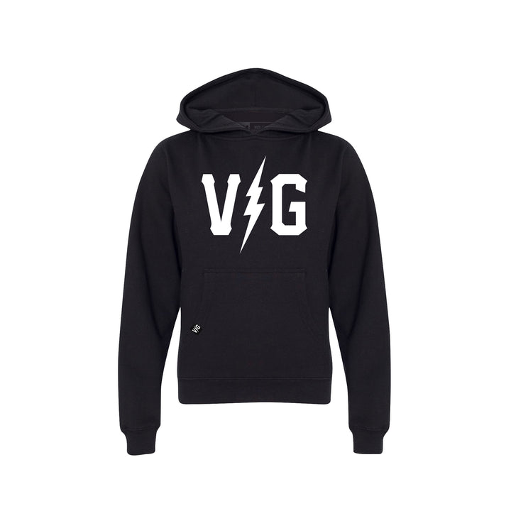 Hockey Bolt Classic Kids Pullover Hood - - Kid's Fleece Tops - Violent Gentlemen Hockey Lifestyle | Built by Fans for Fans | Perfect Gift for hockey fan or hockey players that live in the hockey culture