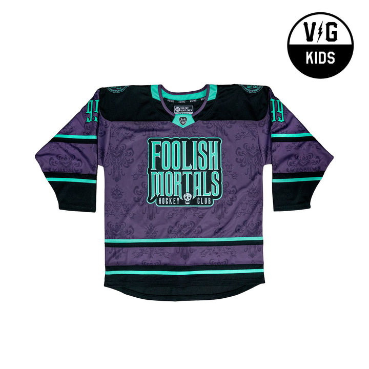 Hockey 999 Haunts Kids Hockey Jersey - - Kid's Jerseys - Violent Gentlemen Hockey Lifestyle | Built by Fans for Fans | Perfect Gift for hockey fan or hockey players that live in the hockey culture