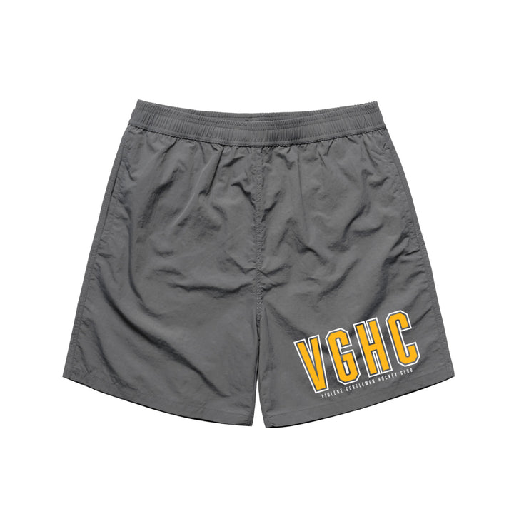 Hockey Serve Swim Shorts - - Men's Shorts - Violent Gentlemen Hockey Lifestyle | Built by Fans for Fans | Perfect Gift for hockey fan or hockey players that live in the hockey culture