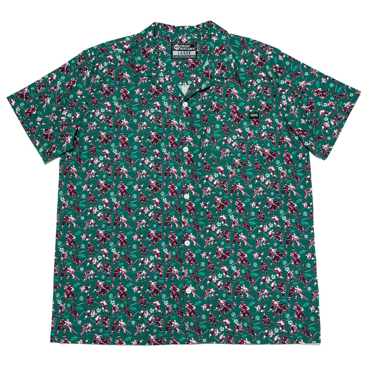 Hockey Minor Penalties Button Up - - Men's Polos - Violent Gentlemen Hockey Lifestyle | Built by Fans for Fans | Perfect Gift for hockey fan or hockey players that live in the hockey culture