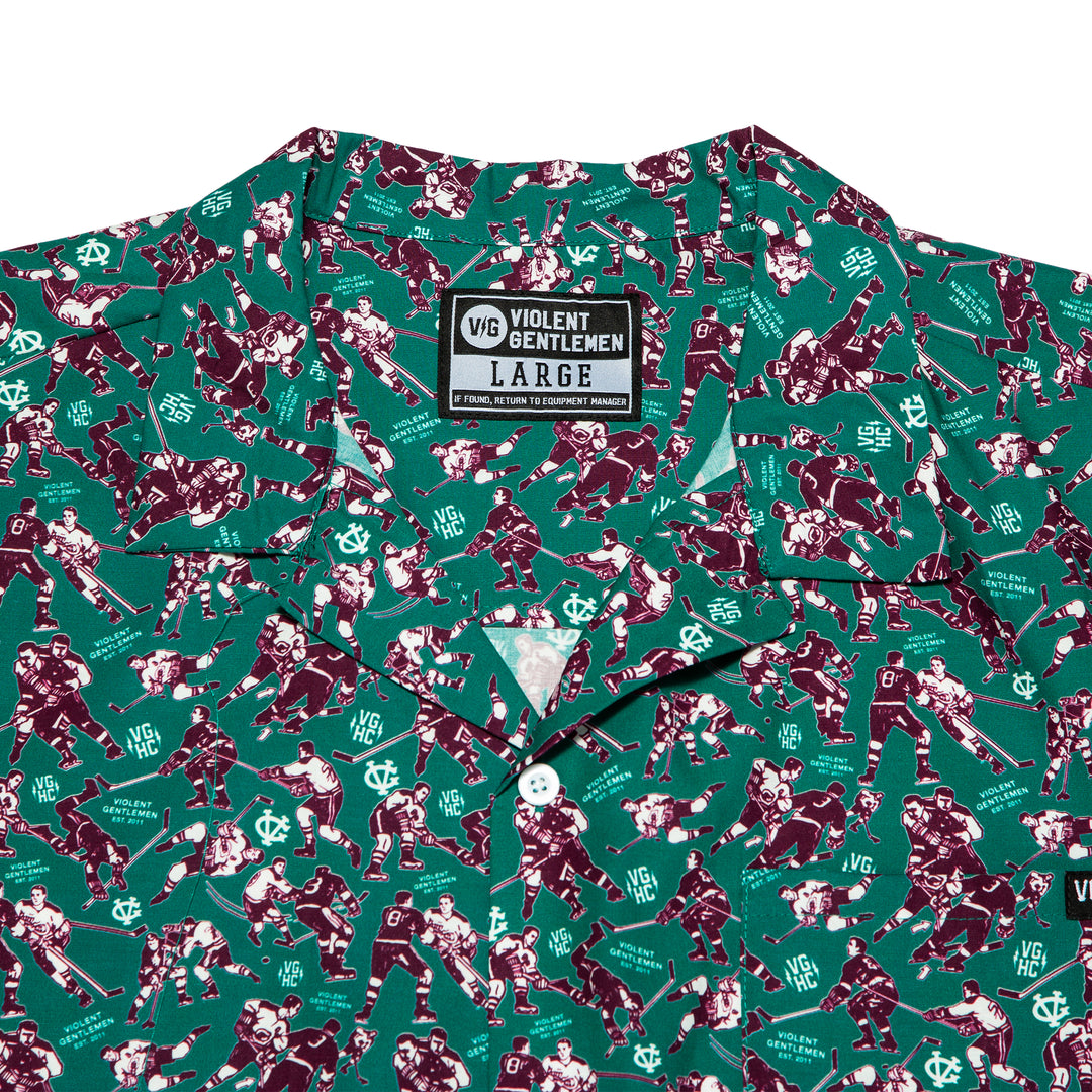 Hockey Minor Penalties Button Up - - Men's Polos - Violent Gentlemen Hockey Lifestyle | Built by Fans for Fans | Perfect Gift for hockey fan or hockey players that live in the hockey culture