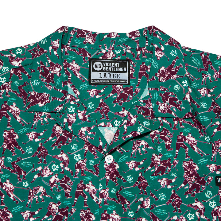 Hockey Minor Penalties Button Up - - Men's Polos - Violent Gentlemen Hockey Lifestyle | Built by Fans for Fans | Perfect Gift for hockey fan or hockey players that live in the hockey culture