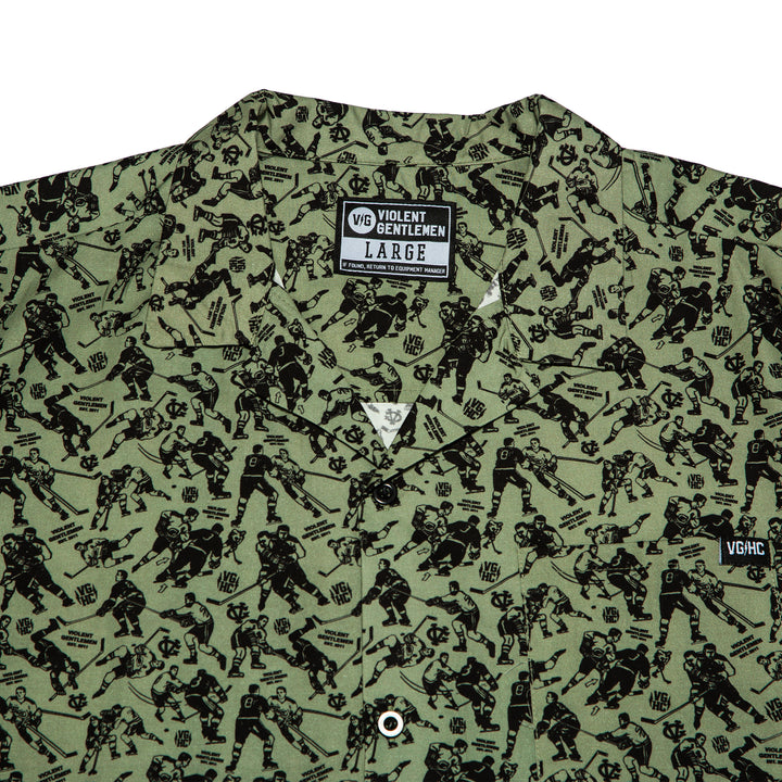 Hockey Minor Penalties Button Up - - Men's Polos - Violent Gentlemen Hockey Lifestyle | Built by Fans for Fans | Perfect Gift for hockey fan or hockey players that live in the hockey culture