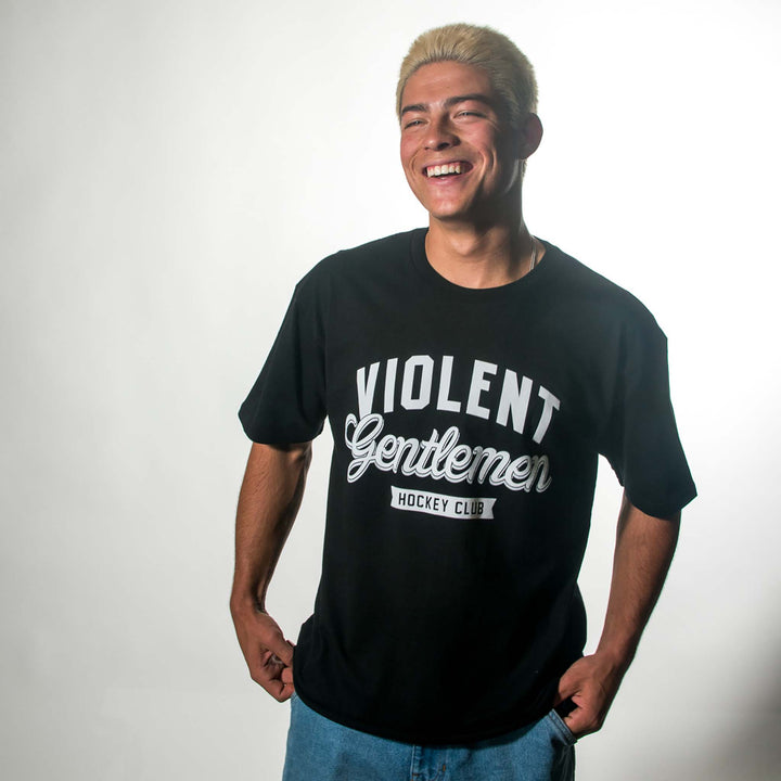 Hockey Unite 2.0 Premium Tee - - Men's T-Shirts - Violent Gentlemen Hockey Lifestyle | Built by Fans for Fans | Perfect Gift for hockey fan or hockey players that live in the hockey culture