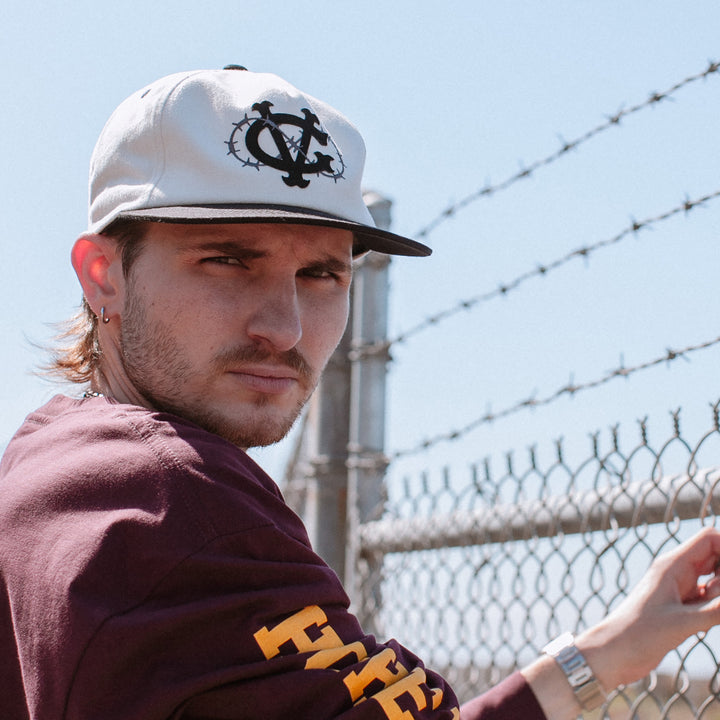 Hockey Barb Unstructured Hat - - Hats - Violent Gentlemen Hockey Lifestyle | Built by Fans for Fans | Perfect Gift for hockey fan or hockey players that live in the hockey culture