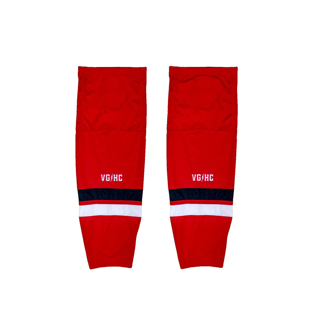 Hockey Canada 2026 Hockey Socks - - Jerseys - Violent Gentlemen Hockey Lifestyle | Built by Fans for Fans | Perfect Gift for hockey fan or hockey players that live in the hockey culture