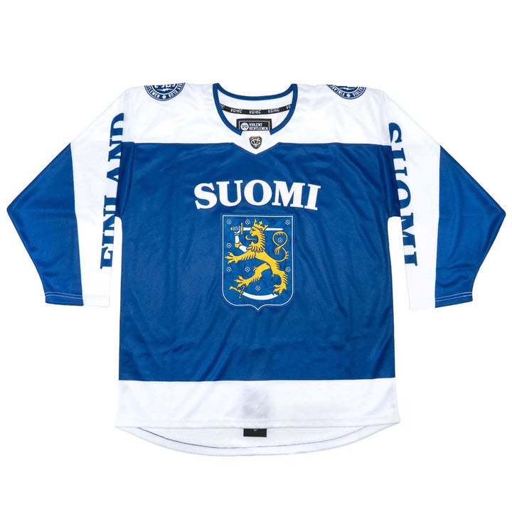 Hockey Finland 2026 Hockey Jersey - - Jerseys - Violent Gentlemen Hockey Lifestyle | Built by Fans for Fans | Perfect Gift for hockey fan or hockey players that live in the hockey culture