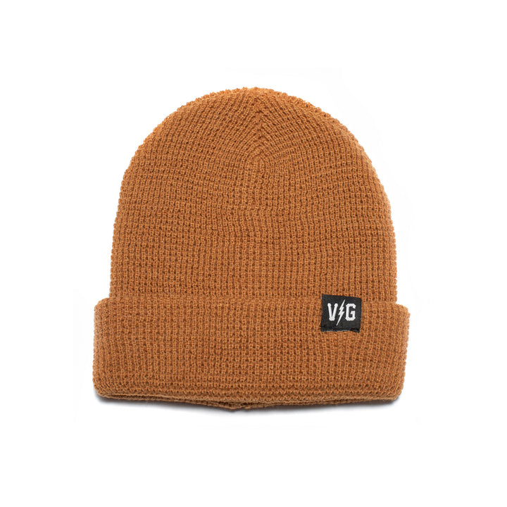 Hockey Bolt Classic Cuff Beanie - Bronze - Beanies - Violent Gentlemen Hockey Lifestyle | Built by Fans for Fans | Perfect Gift for hockey fan or hockey players that live in the hockey culture