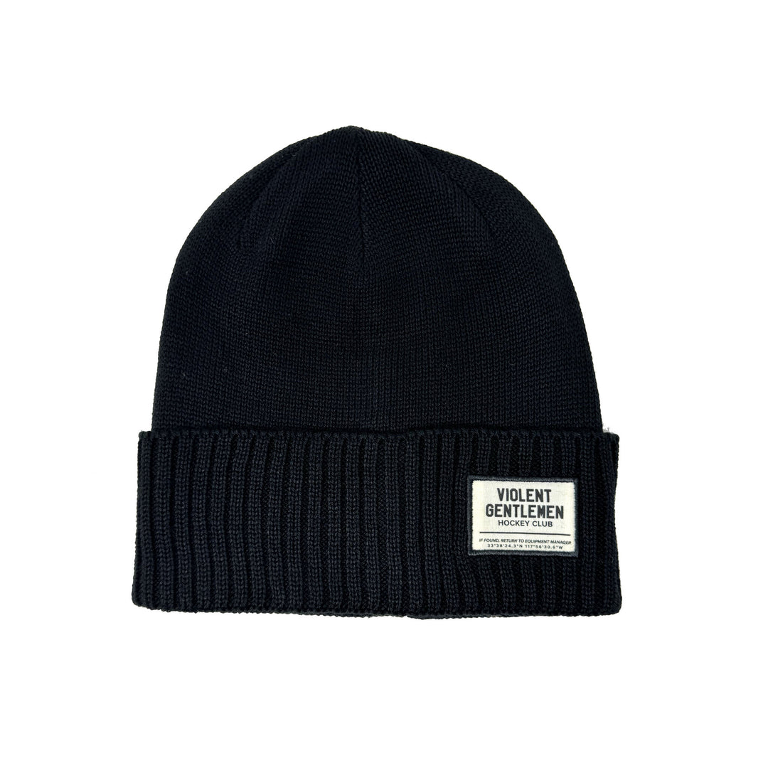 Hockey Game Day Beanie - - Beanies - Violent Gentlemen Hockey Lifestyle | Built by Fans for Fans | Perfect Gift for hockey fan or hockey players that live in the hockey culture