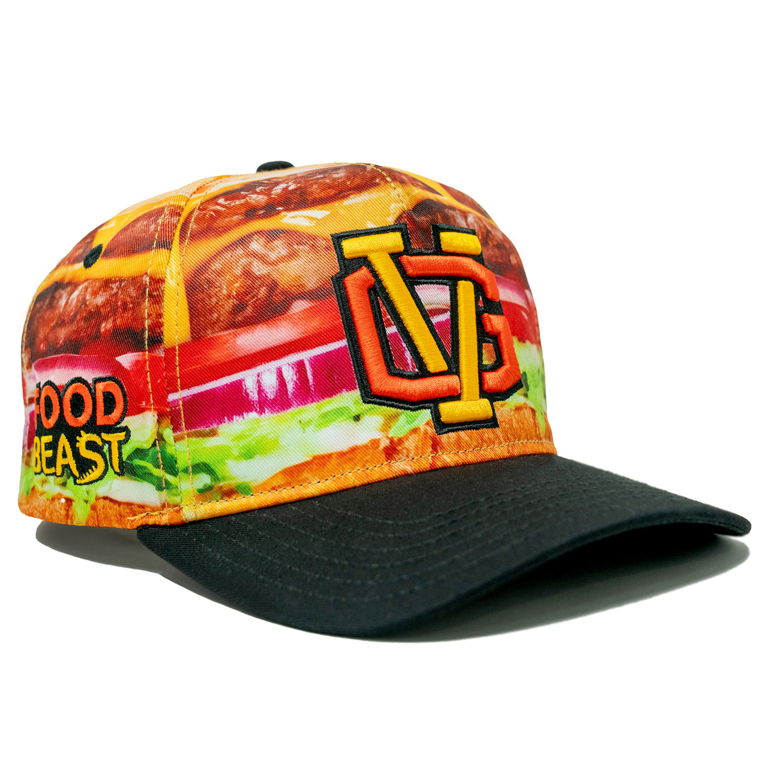 Hockey Free Burger Friday A-Frame Snapback - - Hats - Violent Gentlemen Hockey Lifestyle | Built by Fans for Fans | Perfect Gift for hockey fan or hockey players that live in the hockey culture