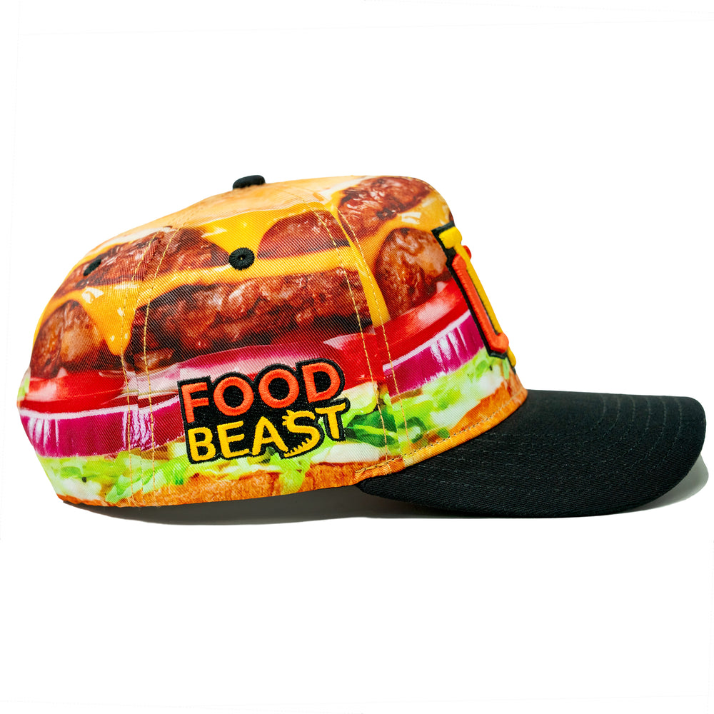 Hockey Free Burger Friday A-Frame Snapback - - Hats - Violent Gentlemen Hockey Lifestyle | Built by Fans for Fans | Perfect Gift for hockey fan or hockey players that live in the hockey culture