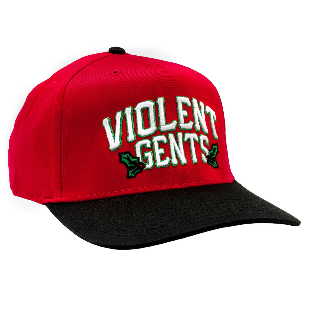 Hockey Holly Gents A-Frame Snapback - - Hats - Violent Gentlemen Hockey Lifestyle | Built by Fans for Fans | Perfect Gift for hockey fan or hockey players that live in the hockey culture