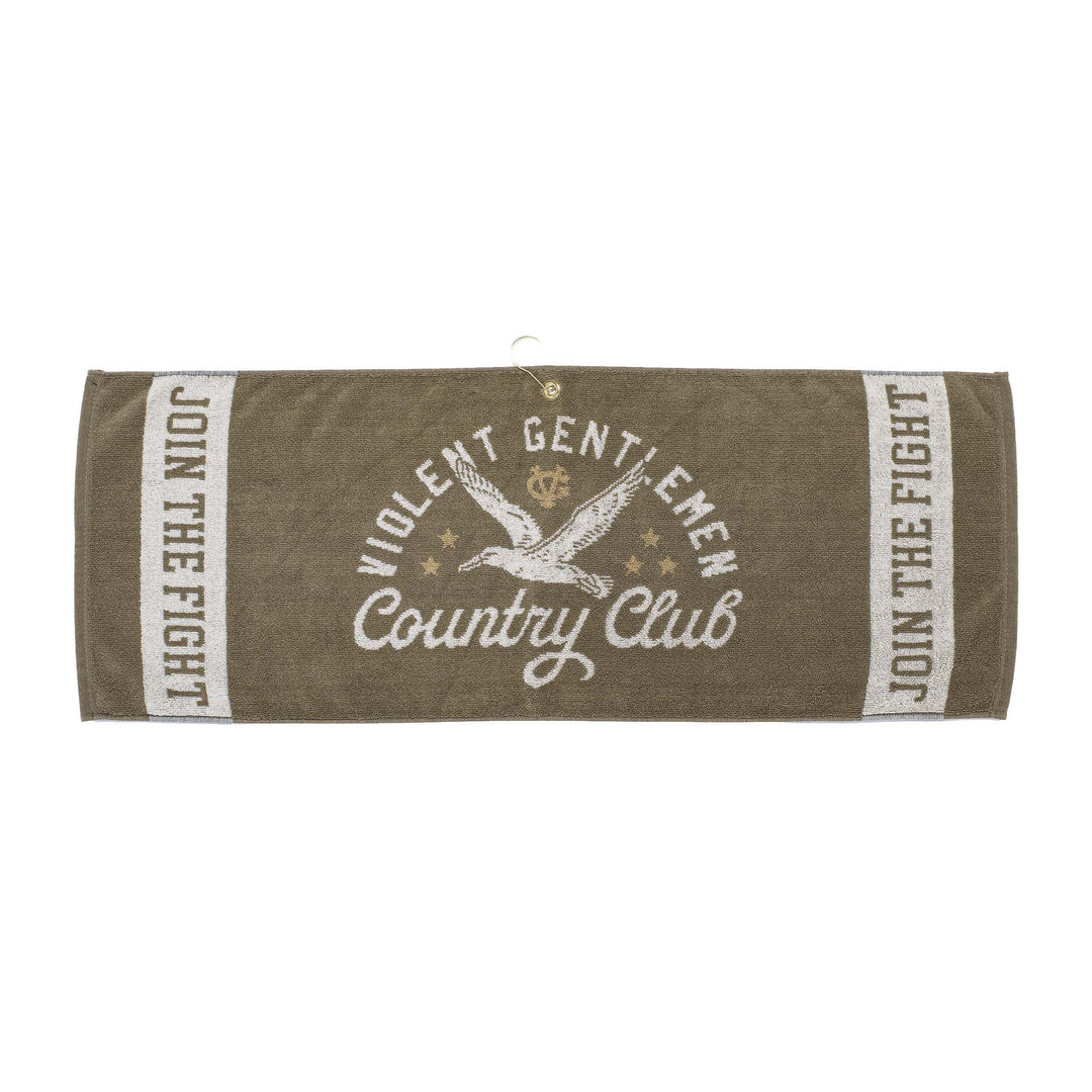 Hockey Albatross Golf Towel - - Accessories - Violent Gentlemen Hockey Lifestyle | Built by Fans for Fans | Perfect Gift for hockey fan or hockey players that live in the hockey culture