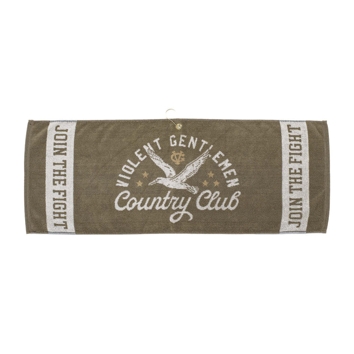 Hockey Albatross Golf Towel - - Accessories - Violent Gentlemen Hockey Lifestyle | Built by Fans for Fans | Perfect Gift for hockey fan or hockey players that live in the hockey culture
