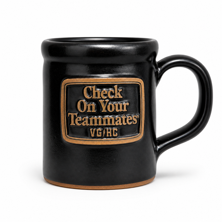 Hockey Check On Your Teammates Ceramic Coffee Mug - - Accessories - Violent Gentlemen Hockey Lifestyle | Built by Fans for Fans | Perfect Gift for hockey fan or hockey players that live in the hockey culture