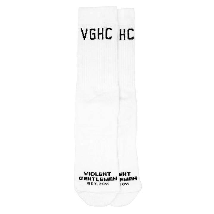 Hockey Lemieux USA Made Crew Socks - - Accessories - Violent Gentlemen Hockey Lifestyle | Built by Fans for Fans | Perfect Gift for hockey fan or hockey players that live in the hockey culture