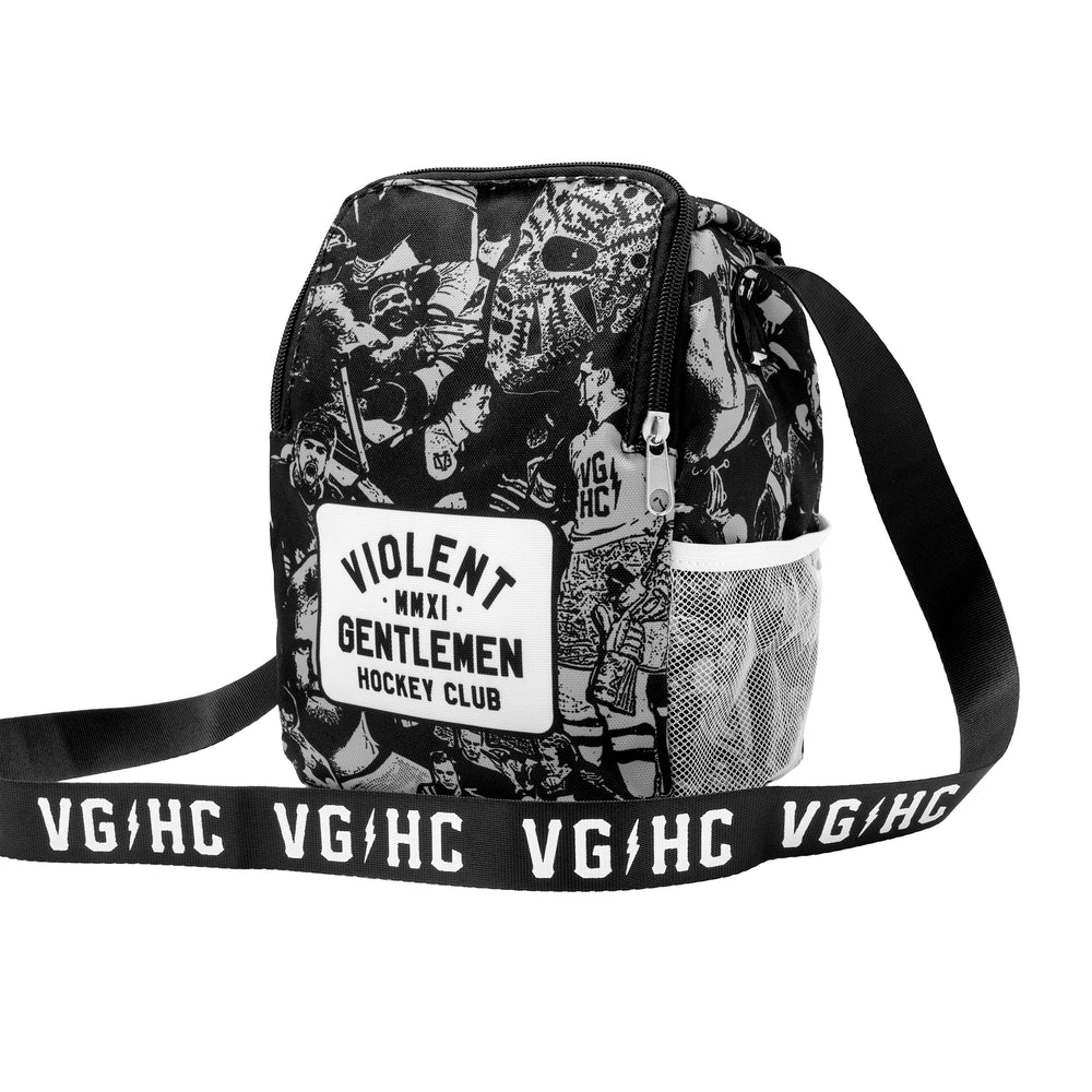 Hockey Insulated Lunch Bag - - Accessories - Violent Gentlemen Hockey Lifestyle | Built by Fans for Fans | Perfect Gift for hockey fan or hockey players that live in the hockey culture