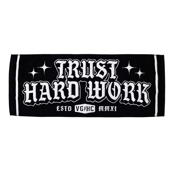 Hockey Trust Hard Work Gym Towel - - Accessories - Violent Gentlemen Hockey Lifestyle | Built by Fans for Fans | Perfect Gift for hockey fan or hockey players that live in the hockey culture