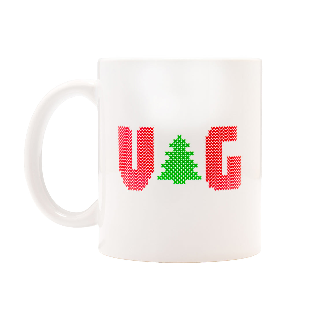 Hockey Yuletide Diner Mug - - Accessories - Violent Gentlemen Hockey Lifestyle | Built by Fans for Fans | Perfect Gift for hockey fan or hockey players that live in the hockey culture