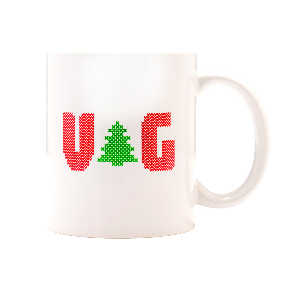 Hockey Yuletide Diner Mug - - Accessories - Violent Gentlemen Hockey Lifestyle | Built by Fans for Fans | Perfect Gift for hockey fan or hockey players that live in the hockey culture