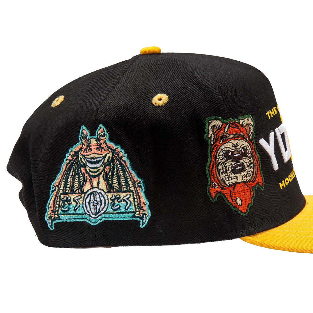 Hockey Galactic Hockey Federation A-Frame Snapback - - Hats - Violent Gentlemen Hockey Lifestyle | Built by Fans for Fans | Perfect Gift for hockey fan or hockey players that live in the hockey culture