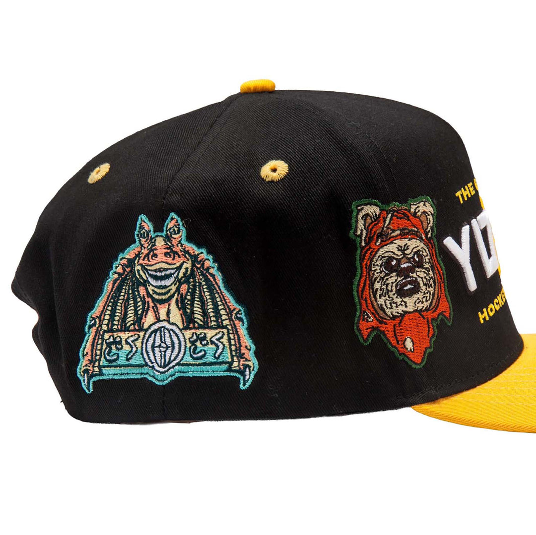 Hockey Galactic Hockey Federation A-Frame Snapback - - Hats - Violent Gentlemen Hockey Lifestyle | Built by Fans for Fans | Perfect Gift for hockey fan or hockey players that live in the hockey culture