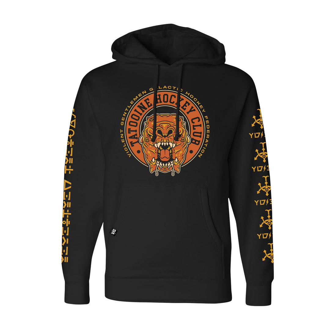 Hockey Tatooine HC 26 Pullover Hood - - Men's Fleece Tops - Violent Gentlemen Hockey Lifestyle | Built by Fans for Fans | Perfect Gift for hockey fan or hockey players that live in the hockey culture