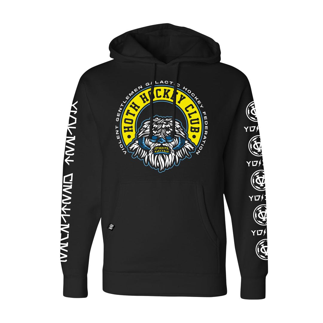 Hockey Hoth HC 26 Pullover Hood - - Men's Fleece Tops - Violent Gentlemen Hockey Lifestyle | Built by Fans for Fans | Perfect Gift for hockey fan or hockey players that live in the hockey culture
