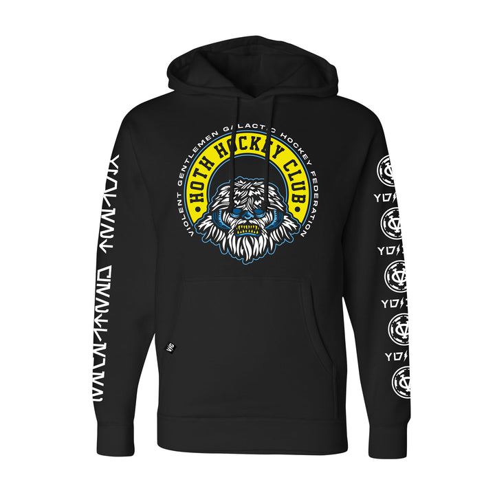 Hockey Hoth HC 26 Pullover Hood - - Men's Fleece Tops - Violent Gentlemen Hockey Lifestyle | Built by Fans for Fans | Perfect Gift for hockey fan or hockey players that live in the hockey culture