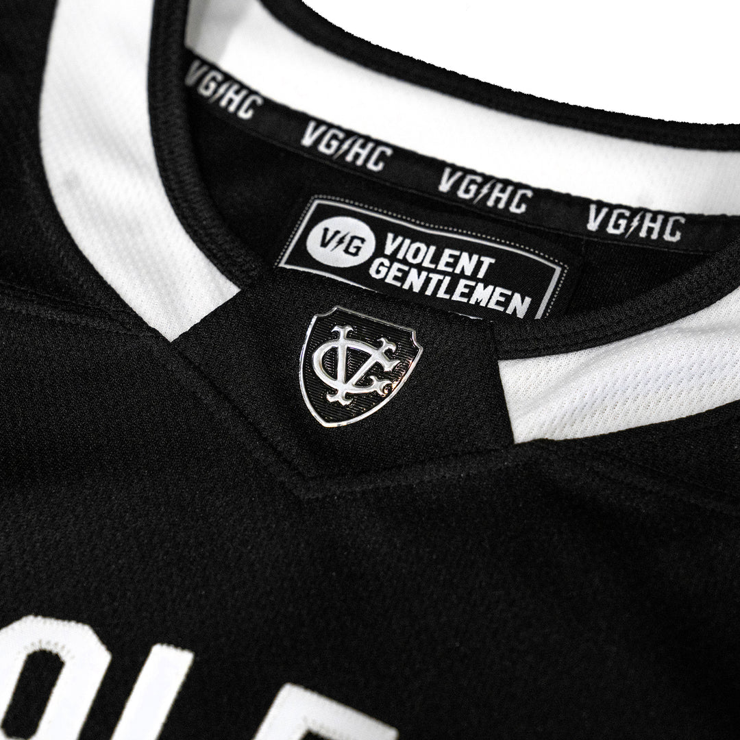 Hockey Brass Bonanza II Kids Hockey Jersey - - Kid's Jerseys - Violent Gentlemen Hockey Lifestyle | Built by Fans for Fans | Perfect Gift for hockey fan or hockey players that live in the hockey culture