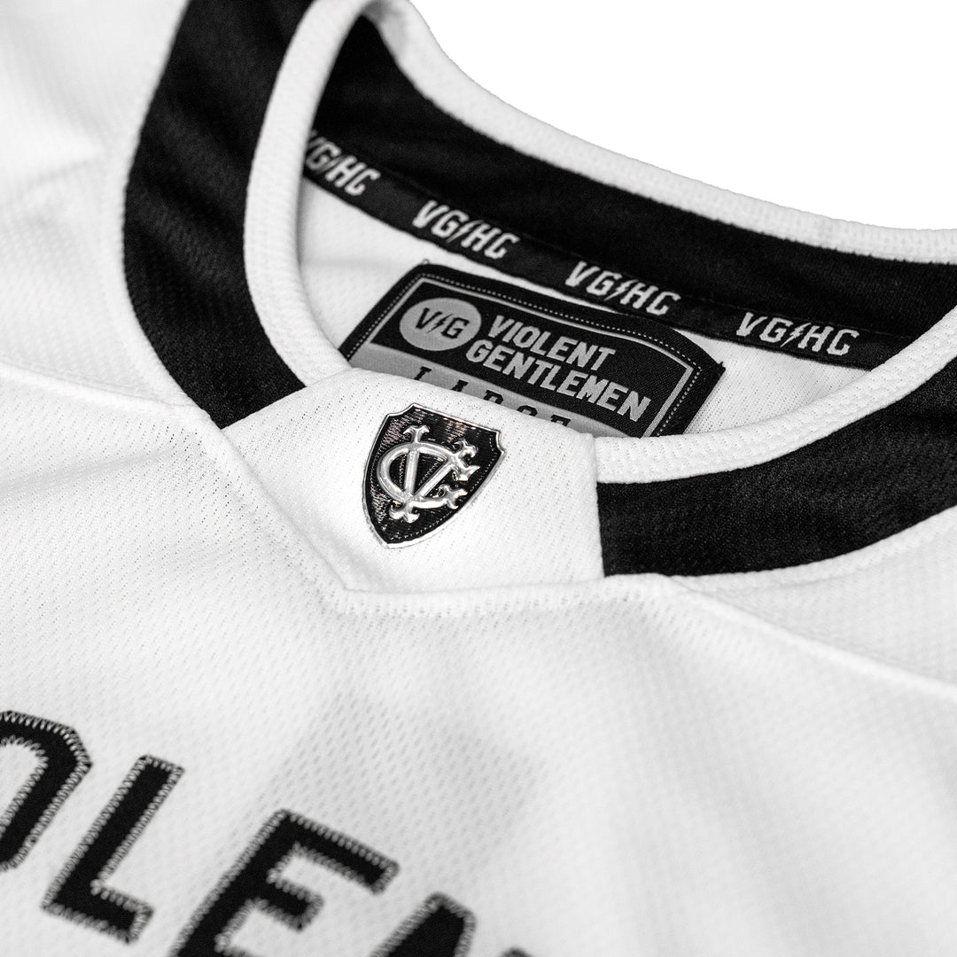 Hockey Brass Bonanza II Kids Hockey Jersey - - Kid's Jerseys - Violent Gentlemen Hockey Lifestyle | Built by Fans for Fans | Perfect Gift for hockey fan or hockey players that live in the hockey culture