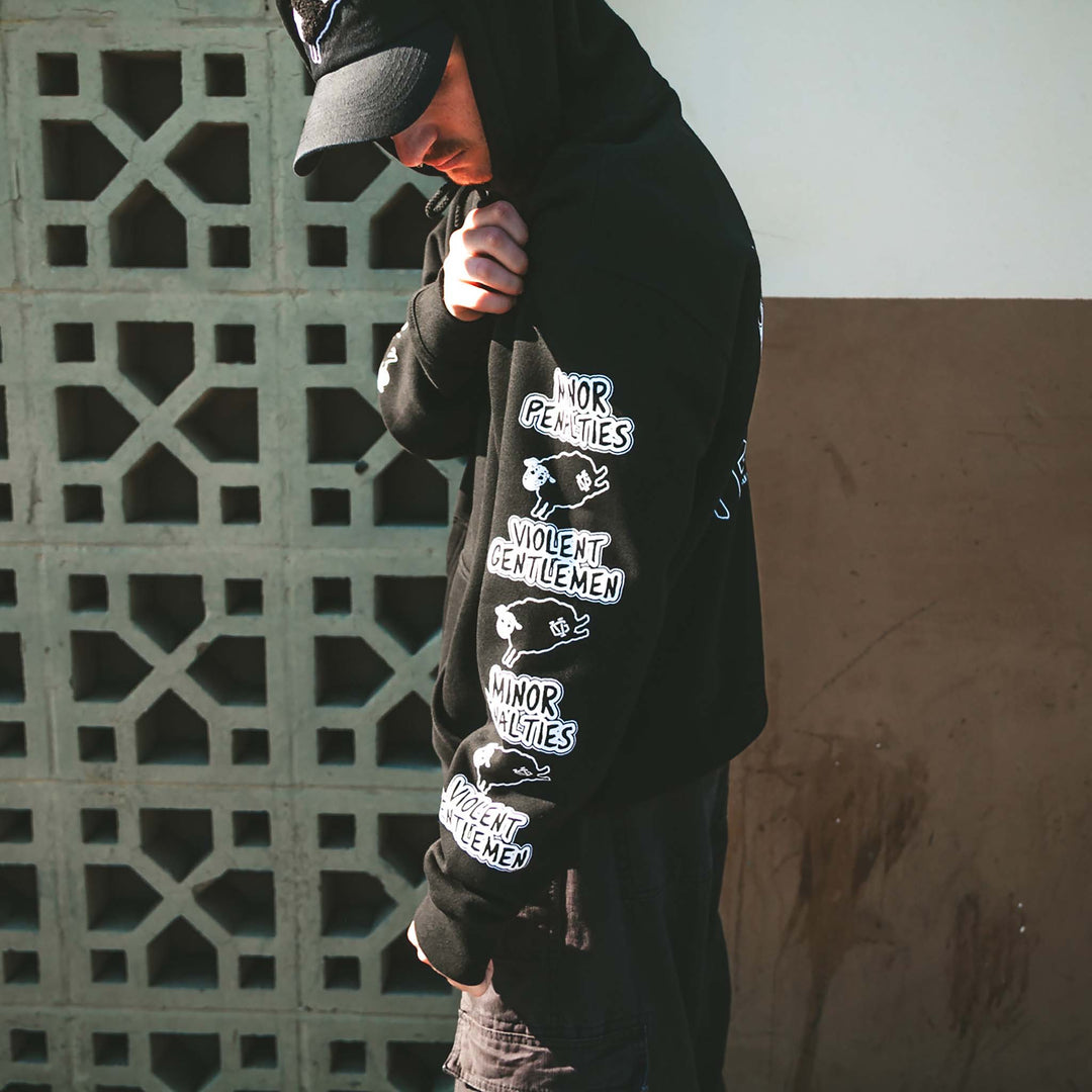 Hockey Calvert Pullover Hood - - Men's Fleece Tops - Violent Gentlemen Hockey Lifestyle | Built by Fans for Fans | Perfect Gift for hockey fan or hockey players that live in the hockey culture