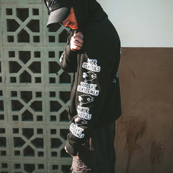 Hockey Calvert Pullover Hood - - Men's Fleece Tops - Violent Gentlemen Hockey Lifestyle | Built by Fans for Fans | Perfect Gift for hockey fan or hockey players that live in the hockey culture