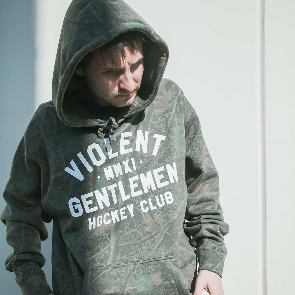 Hockey Loyalty Pullover Hood - - Men's Fleece Tops - Violent Gentlemen Hockey Lifestyle | Built by Fans for Fans | Perfect Gift for hockey fan or hockey players that live in the hockey culture