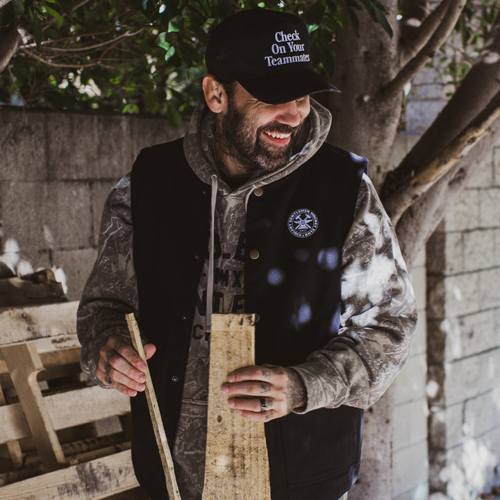 Hockey Hammerhead Workwear Vest - - Men's Jackets - Violent Gentlemen Hockey Lifestyle | Built by Fans for Fans | Perfect Gift for hockey fan or hockey players that live in the hockey culture