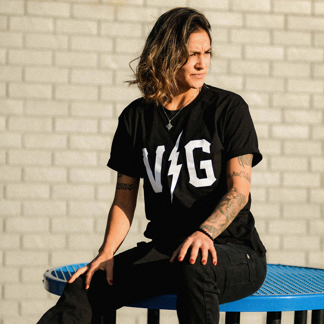 Hockey Bolt Classic Premium Tee - - Men's T-Shirts - Violent Gentlemen Hockey Lifestyle | Built by Fans for Fans | Perfect Gift for hockey fan or hockey players that live in the hockey culture