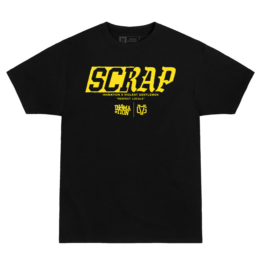 Hockey IN4M Scrap Premium Tee - - Men's T-Shirts - Violent Gentlemen Hockey Lifestyle | Built by Fans for Fans | Perfect Gift for hockey fan or hockey players that live in the hockey culture