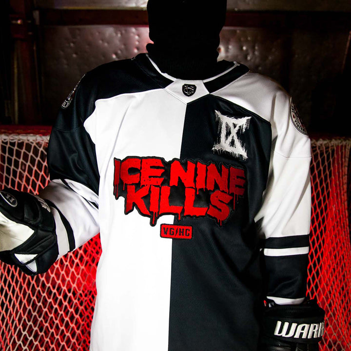 Hockey Ice Nine Kills Hockey Jersey - - Jerseys - Violent Gentlemen Hockey Lifestyle | Built by Fans for Fans | Perfect Gift for hockey fan or hockey players that live in the hockey culture