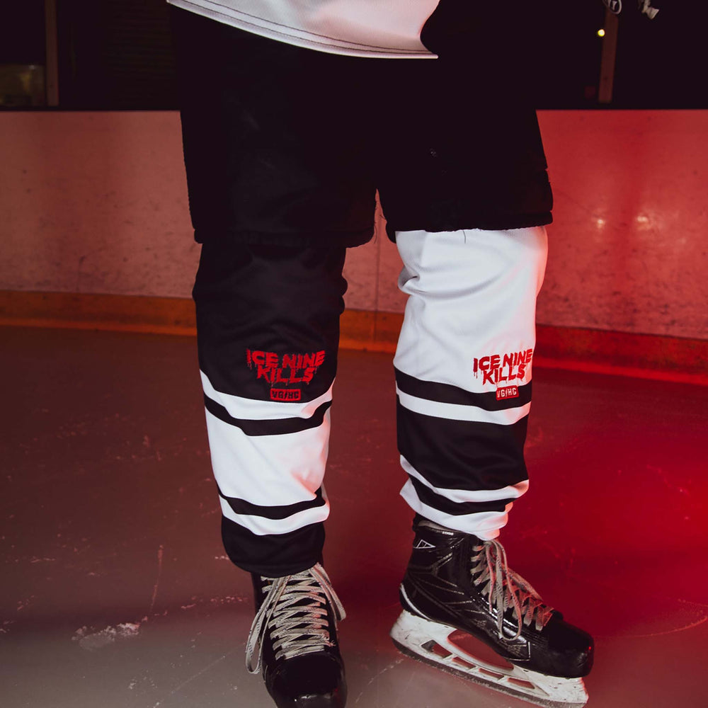 Hockey Ice Nine Kills Hockey Socks - - Jerseys - Violent Gentlemen Hockey Lifestyle | Built by Fans for Fans | Perfect Gift for hockey fan or hockey players that live in the hockey culture