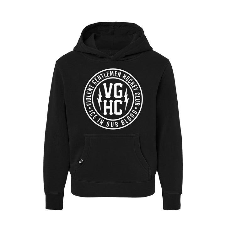 Hockey Agent Kids Pullover Hood - - Kid's Fleece Tops - Violent Gentlemen Hockey Lifestyle | Built by Fans for Fans | Perfect Gift for hockey fan or hockey players that live in the hockey culture