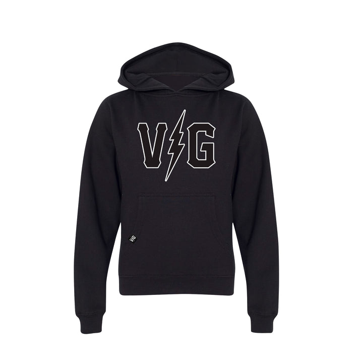 Hockey Bolt Classic Kids Pullover Hood - - Kid's Fleece Tops - Violent Gentlemen Hockey Lifestyle | Built by Fans for Fans | Perfect Gift for hockey fan or hockey players that live in the hockey culture