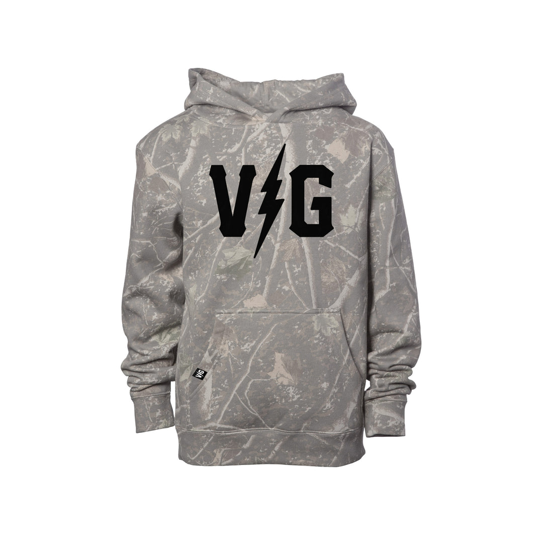 Hockey Bolt Classic Kids Pullover Hood - - Kid's Fleece Tops - Violent Gentlemen Hockey Lifestyle | Built by Fans for Fans | Perfect Gift for hockey fan or hockey players that live in the hockey culture