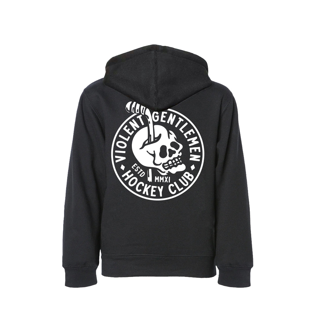 Hockey Headache Kids Pullover Hood - - Kid's Fleece Tops - Violent Gentlemen Hockey Lifestyle | Built by Fans for Fans | Perfect Gift for hockey fan or hockey players that live in the hockey culture