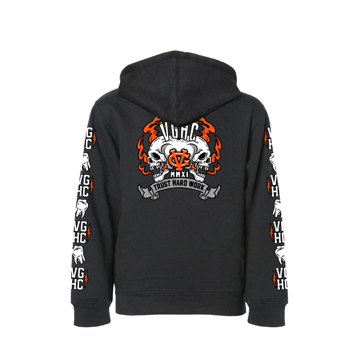 Hockey Rager Kids Pullover Hood - - Kid's Fleece Tops - Violent Gentlemen Hockey Lifestyle | Built by Fans for Fans | Perfect Gift for hockey fan or hockey players that live in the hockey culture