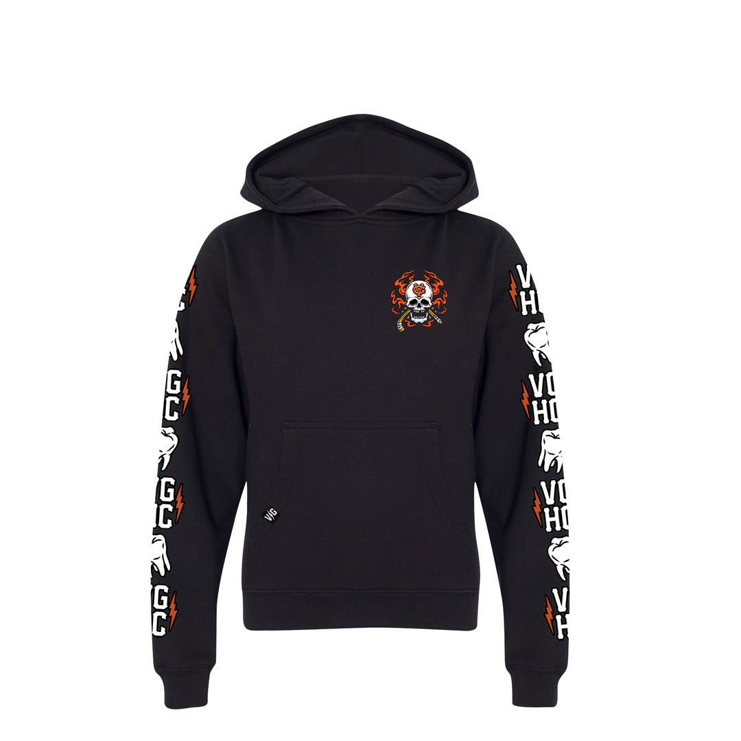 Hockey Rager Kids Pullover Hood - - Kid's Fleece Tops - Violent Gentlemen Hockey Lifestyle | Built by Fans for Fans | Perfect Gift for hockey fan or hockey players that live in the hockey culture