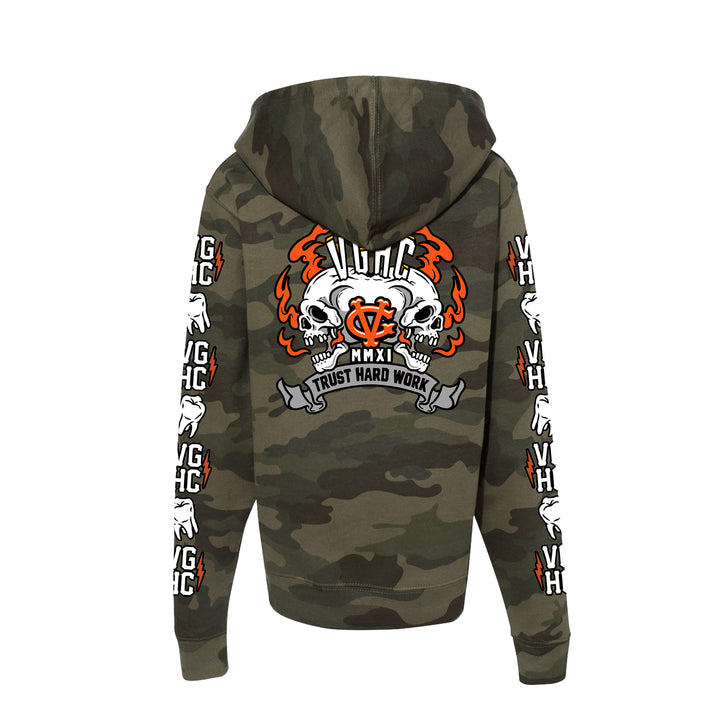 Hockey Rager Kids Pullover Hood - - Kid's Fleece Tops - Violent Gentlemen Hockey Lifestyle | Built by Fans for Fans | Perfect Gift for hockey fan or hockey players that live in the hockey culture