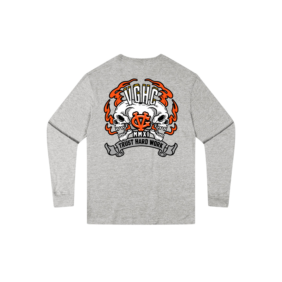 Hockey Rager Kids Long Sleeve Tee - - Kid's Long Sleeve T-Shirts - Violent Gentlemen Hockey Lifestyle | Built by Fans for Fans | Perfect Gift for hockey fan or hockey players that live in the hockey culture